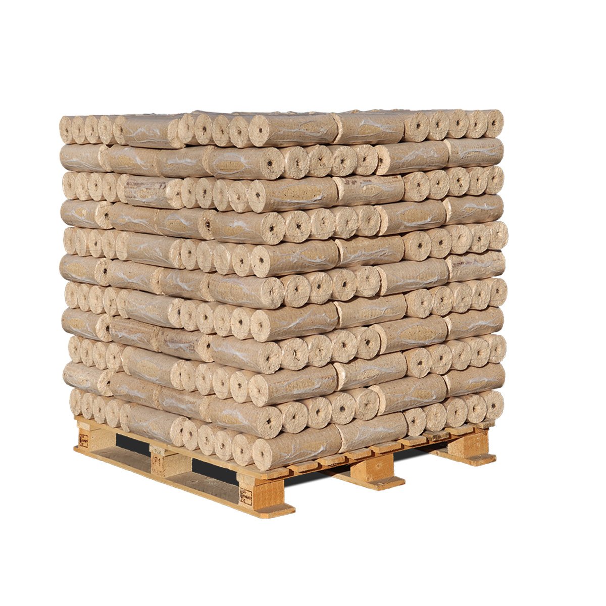 MegaRuf BioBriq Holzbriketts Palette 972kg naturbelassen