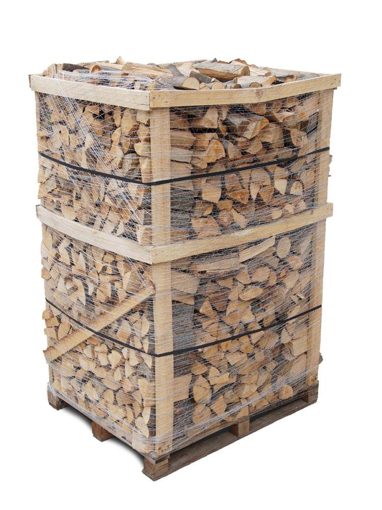 Buchenbrennholz kammergetrocknet 2,5 Ster 33cm auf Palette