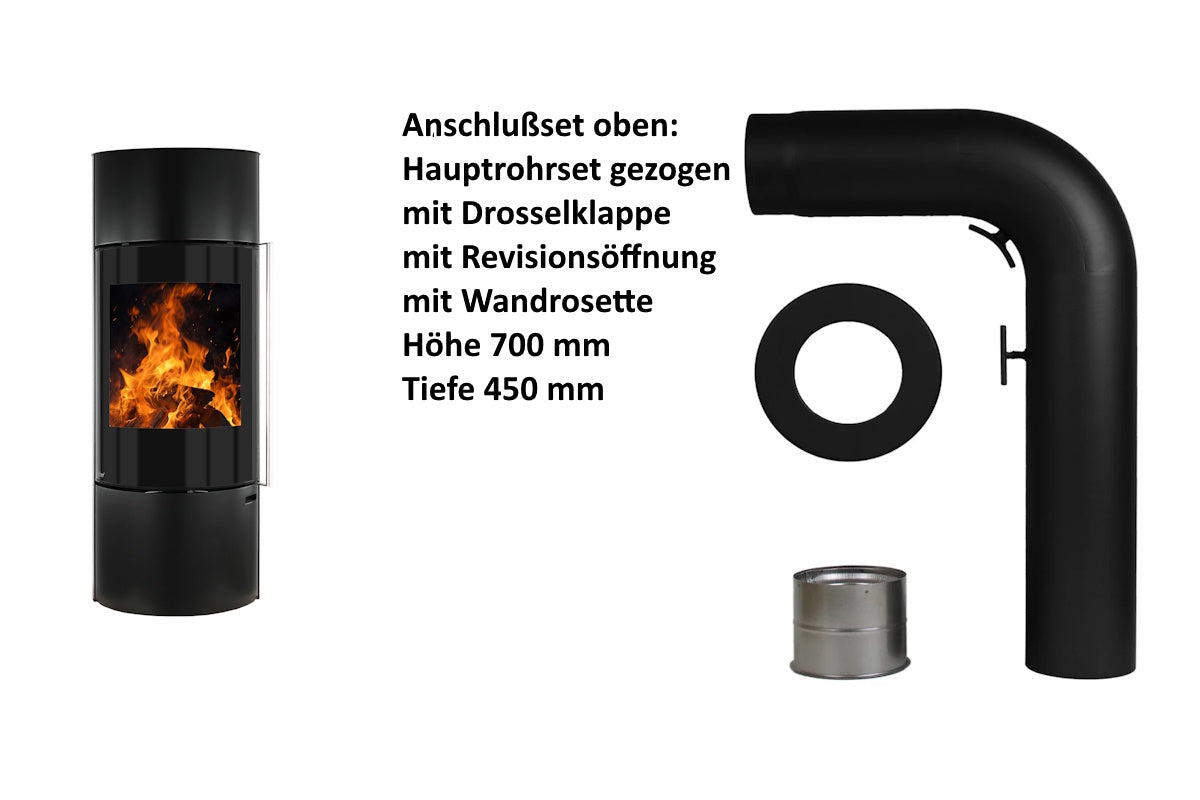 Ember Kamin F-11 VG Vollglastür