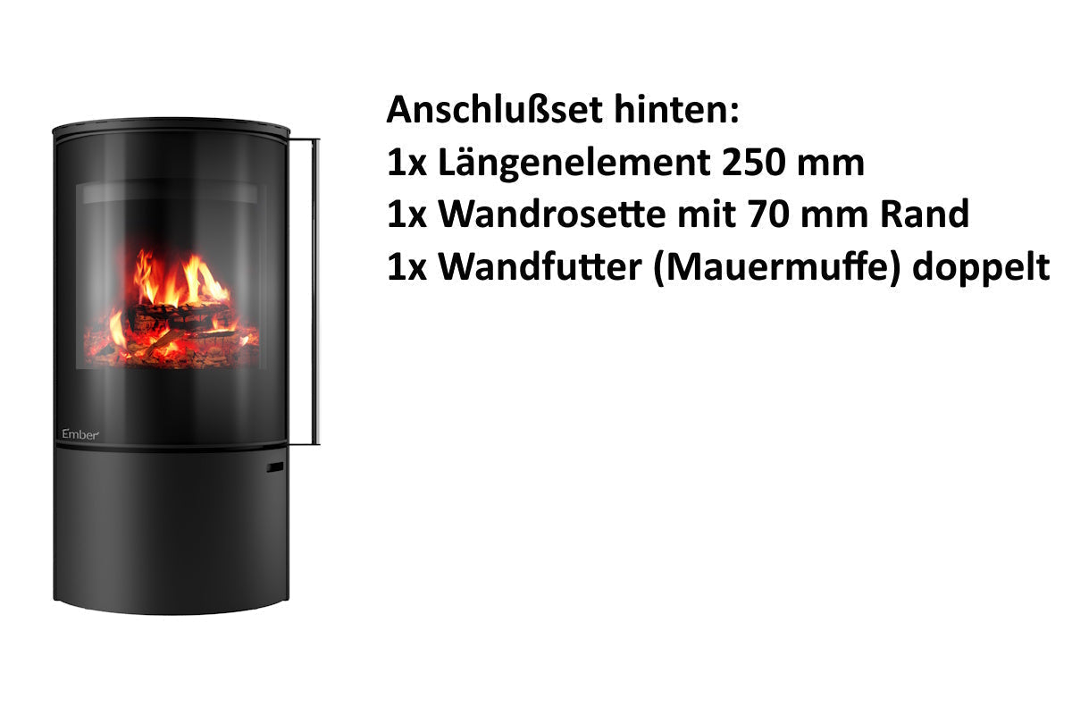 Ember Kamin F-14 VG Vollglastür