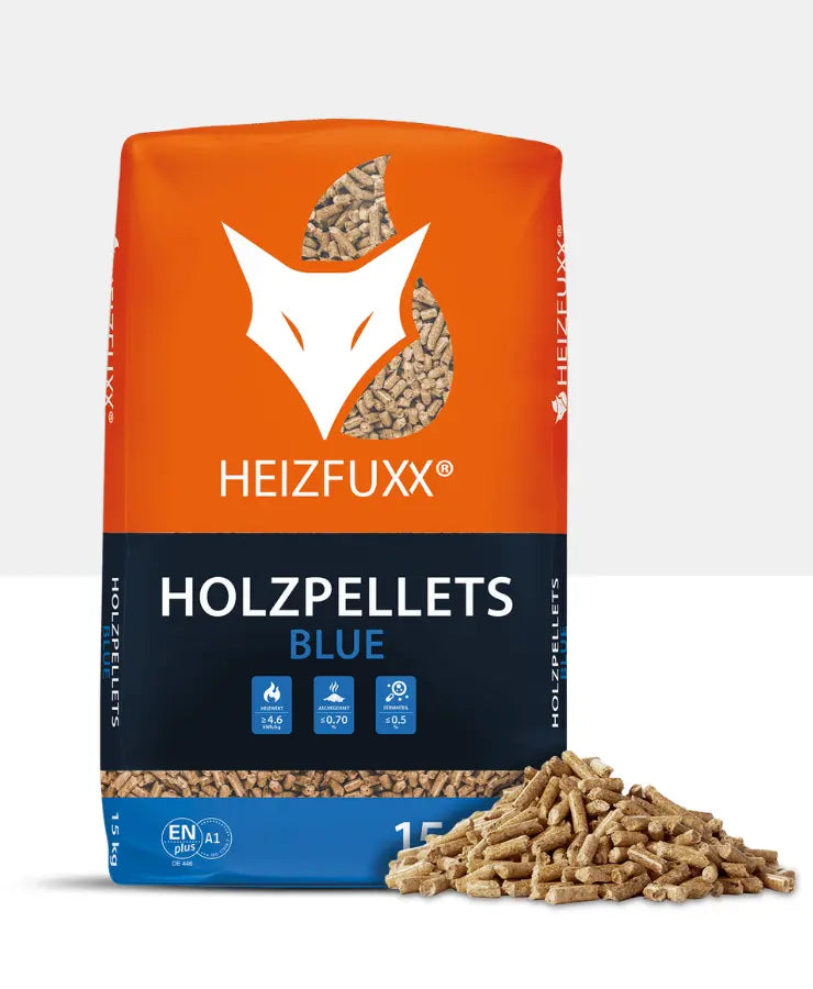 Heizfuxx Holzpellets Red ENplus A1 975kg 65 Saecke Palette