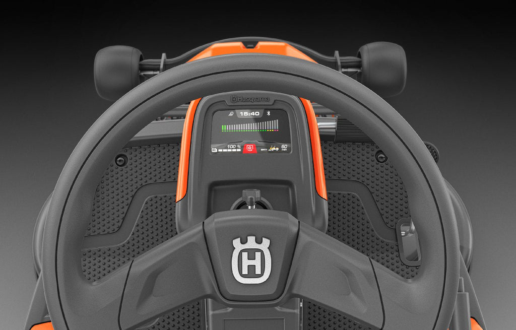 Husqvarna Akku-Frontmäher R 200iX AWD Dualbatterie - Grundgerät ohne Mähwerk, ohne Ladegerät