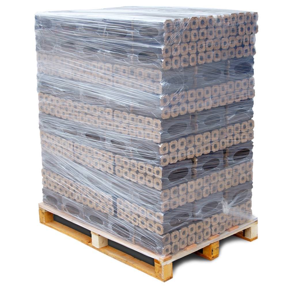 Holzbriketts Wuerfelform 7% Restfeuchte fuer Kamin und Ofen