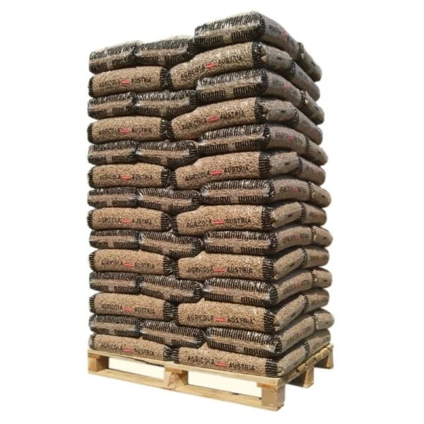 BIO-ENERGIE-PELLET – MIT 66 SÄCKEN PALETTE ZU 15 KG